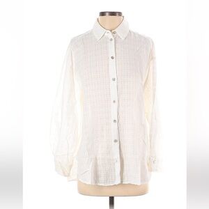 Zara long sleeve button down shirt